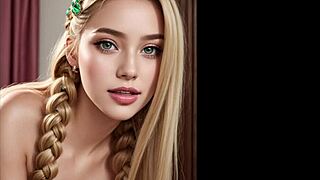 Sensual Swedish teen in erotic 3D fantasies and adventures