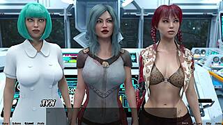 stranded in space 4, hot indian milf gets wild in 3d hentai adventure