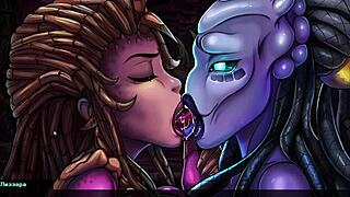I can’t even… Slutcraft gameplay part 32 got me with double penetration!