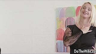 Black Dude Reams Thick Wife Bambi Bella, Creampies While Cuck Watches