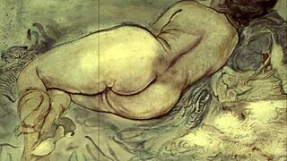 Vintage retro anime cartoon art collection