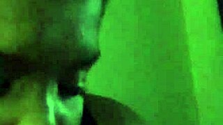 ebony girl gives sloppy head in the bedroom