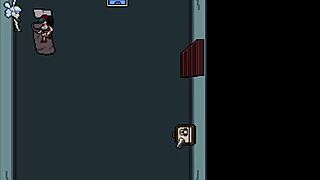 Spunkstock music festival - babe with silver hair has sex while doing an anime cosplay hentai sex game - part 4