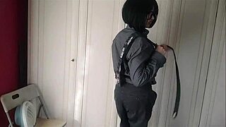 lavinia looks splendid even in that man's dress