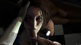 Jill Valentine Faces Brutal Interrogation with Face Fucking in Resident Evil Parody by Niisath