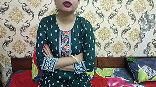 Indian tuition teacher slams student in viral MMS, teen's first time with dirty talk and doggystyle.