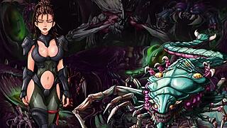 I can’t even… Slutcraft gameplay part 32 got me with double penetration!
