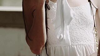 Eveline Dellai And Leila Smith In Lesbian BDSM Slave Play With Toys