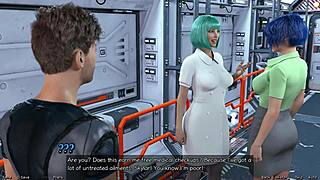stranded in space 4, hot indian milf gets wild in 3d hentai adventure