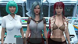 stranded in space 4, hot indian milf gets wild in 3d hentai adventure