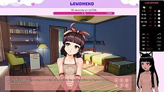 Vtuber Lewdneko Plays Order Us with Naked Anime Action, Damn!