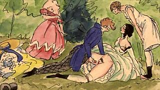 Vintage art collection