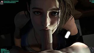 Jill Valentine Faces Brutal Interrogation with Face Fucking in Resident Evil Parody by Niisath