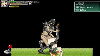 no hentai loirinha fofa é comida por soldados na batalha das garotas