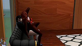 Blonde and Brunette Team Up for Beach Threesome Fun.