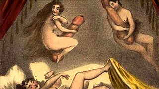 antique retro vintage cartoon illustration