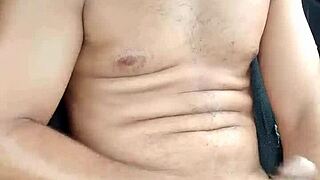 Soloboy masturbates outdoors!