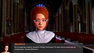 Blonde hentai slut surprises with wild office antics in 3D.