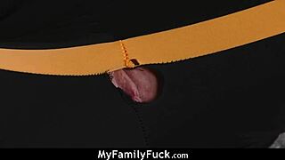 Stepson Seizes the Chance to Stretch His Stepmom’s Body During Workout Session with Myfamilyfuck.