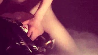 horny stepmother and stepson share bed with riding orgasm