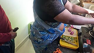 Flashing and Masturbating Right in Front of Tamil Maid Kanika