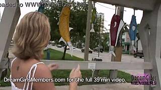 i'm a stunning natural blonde flashing my tits in tampa