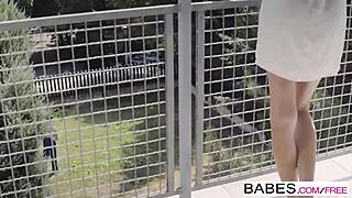 nancy a and martin stein sync up for licking shaved latina pussy