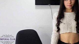 Hot Sex in Office with Busty Latina Employee