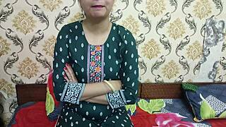 Indian tuition teacher slams student in viral MMS, teen's first time with dirty talk and doggystyle.