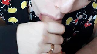 Blowjob from girl miki mouse