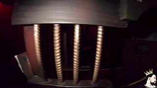 nubian stormiana rides reverse cowgirl on hot display