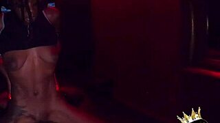 nubian stormiana rides reverse cowgirl on hot display