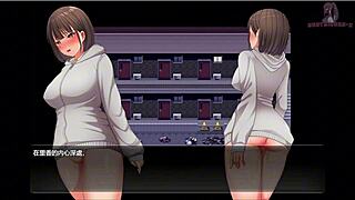 Gay Hentai Character Masturbates in Apartment Hallway Without Detection