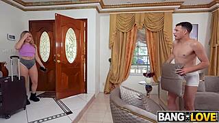 Double Booked Johnny Love and Anna Claire Clouds in Wild Shaved Action