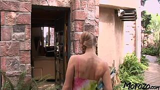 she cheats on her boyfriend with her father-in-law, rough anal