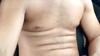 Soloboy masturbates outdoors!