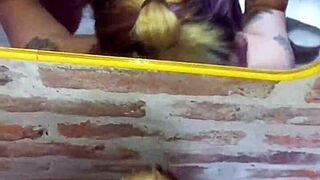 She craves cock in her mouth all day. Can throat action get any deeper?