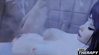 Gothic Babysitter Sneaks a Hard Fuck with Big Brother