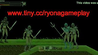 In this hentai game, a cute blonde girl gets fucked by soldiers during the battle of girls gameplay