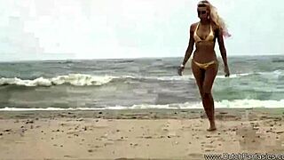 outdoor massage turns into rough banging with a kinky German blonde