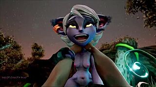 Get your yordles off in this HD moist anime cavity