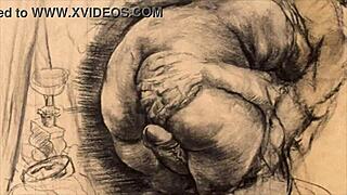 Vintage retro anime cartoon art collection