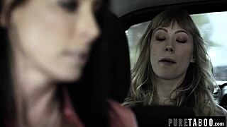 Blonde teen Ivy Wolfe's first roleplay with step-cousin