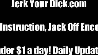 Teen gets a rough handjob and humiliation from her mistress