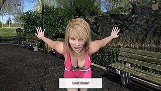 Why can't John stop staring at Katia's big boobs during training?