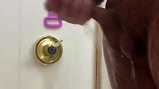 watch me stroke my huge cock in the shower, shooting jizz everywhere