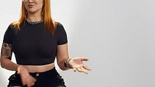 Watch a detailed close-up of redhead PAWG Emma Magnolia masturbating to orgasm in this full solo scene.