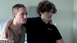 Yo, hairy otter gets a hot facial from str8 jock!