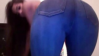 Can you imagine stripping off these tight jeans to reveal her big ass and small tits? This brunette slut is ready for POV action