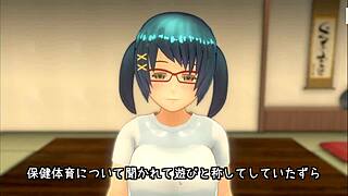 Hey, this cute girl got worked over a bit in her summer vacation homework, you know?